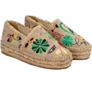 JOHNNY WAS Parker Espadrille Style JWS2322 Color Multi Size 7.5  NWOB